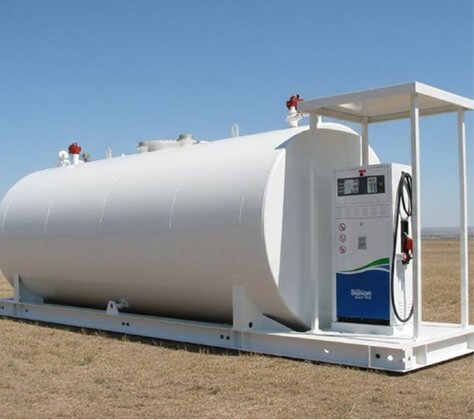 Fuel station tanks