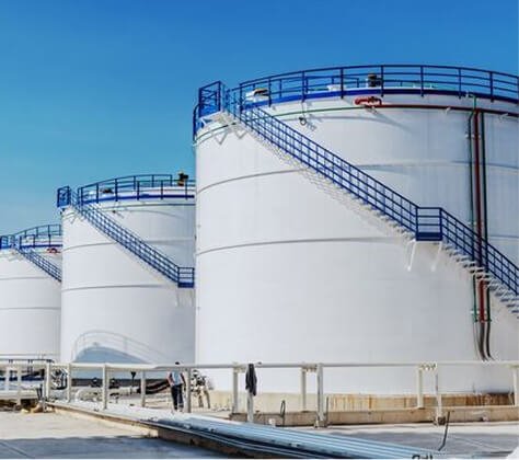 Petroleum storage tanks